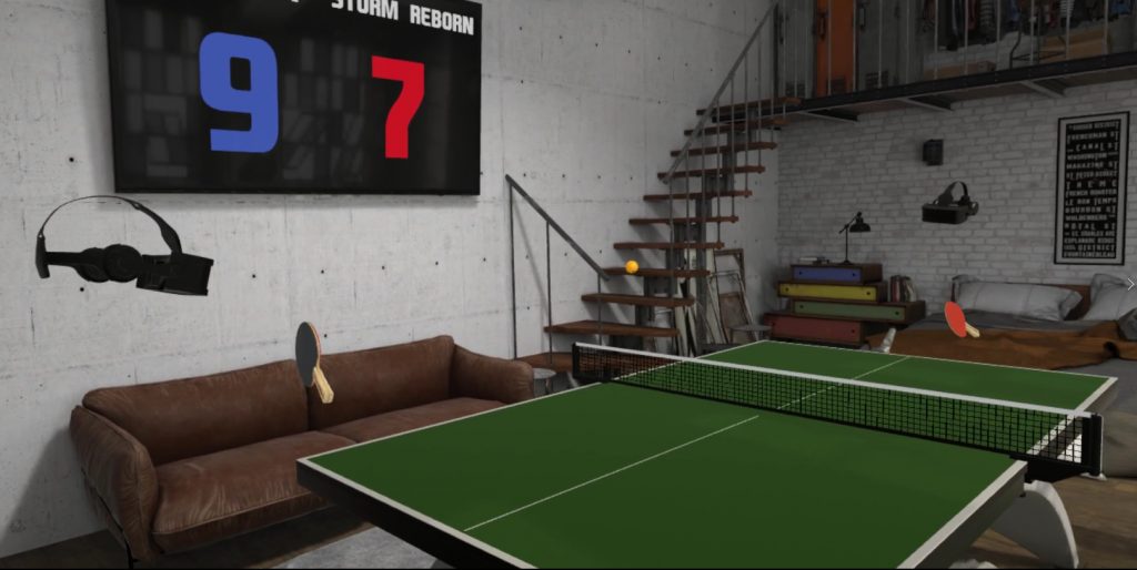 Eleven Tabletennis VR Screenshot