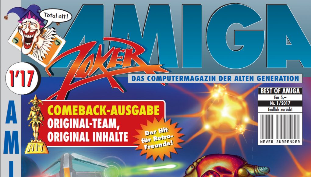 Vorab-Cover der Amiga Joker Comeback-Ausgabe