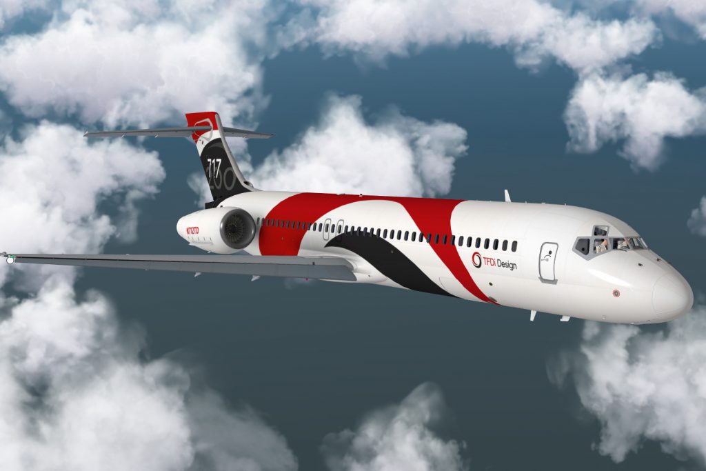 FlyInside Flight Simulator Boeing 717
